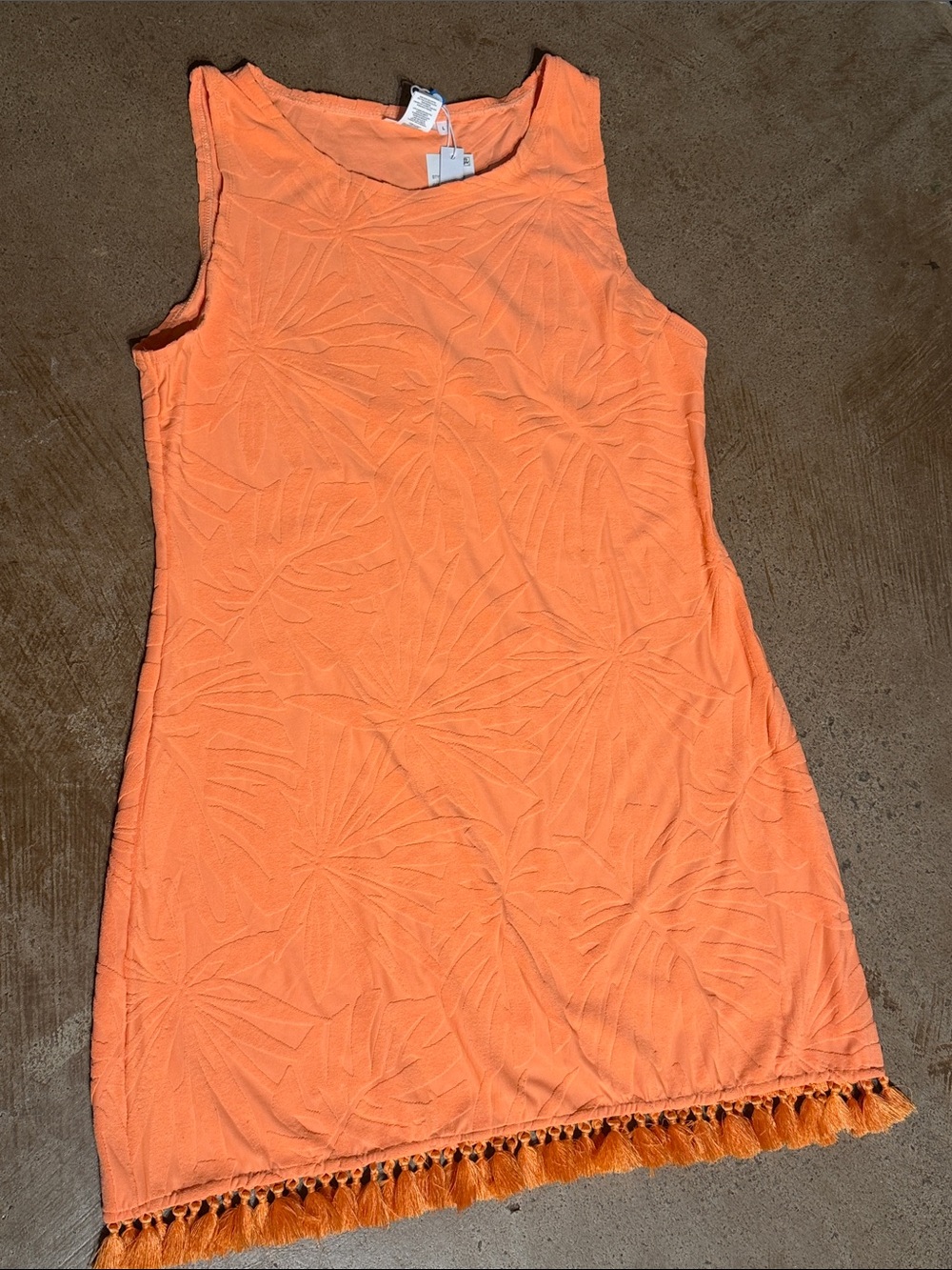 Bleu Rod Beattie Tassel Hem Mini Dress/Swim Cover - Picture 3 of 4